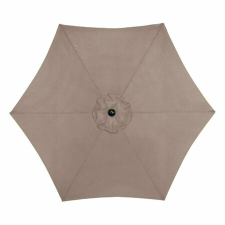 GAN EDEN UM90G310BD-04 9 ft. Market Umbrella  Taupe GA2512376